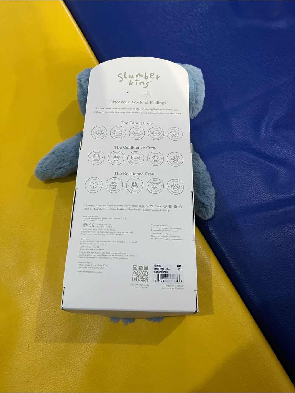 Slumberkins Blue Hammerhead Plush toy SEL - Picture 2 of 2
